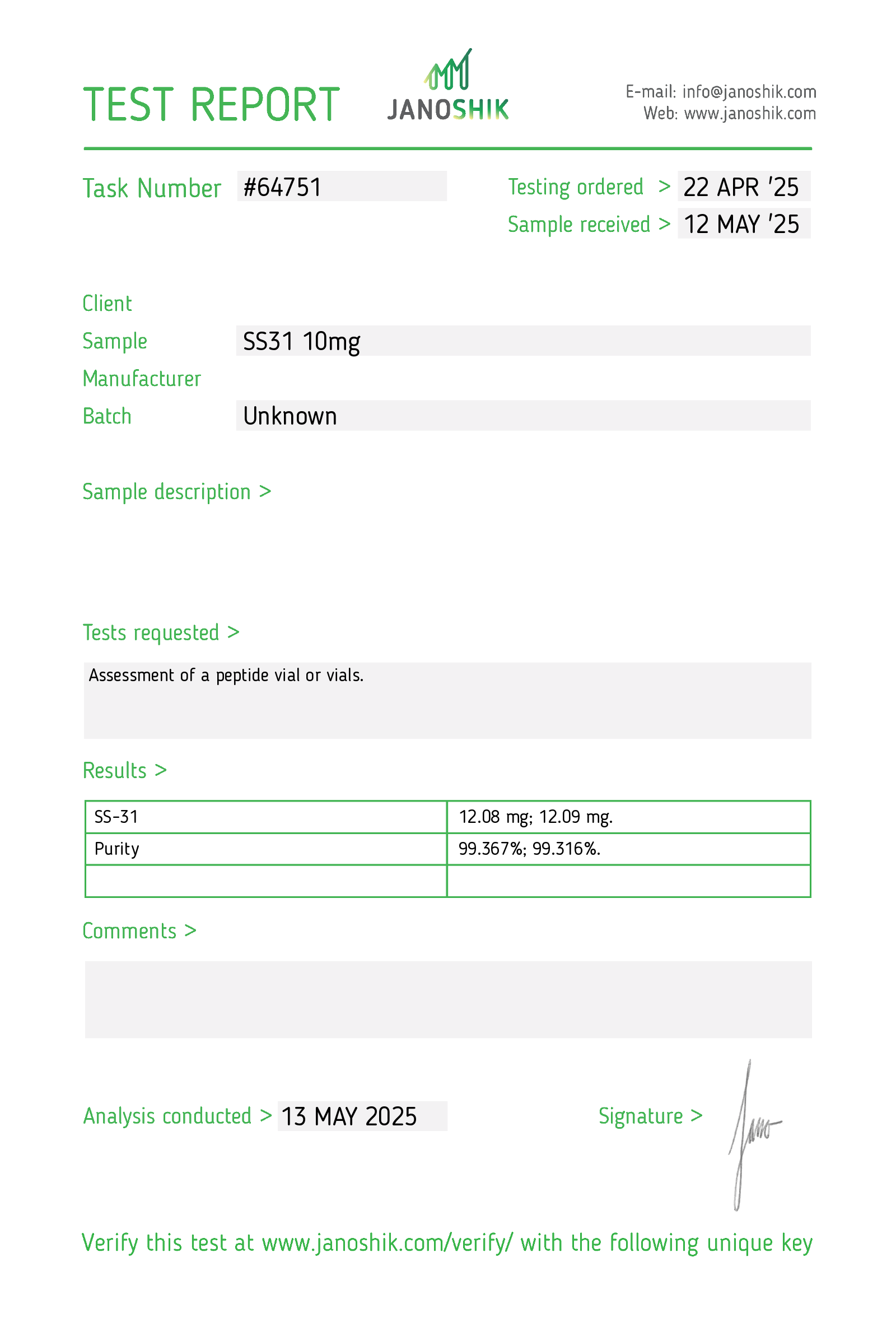 ss 31 (elamipretide) 10mg ss 31 (elamipretide) 10mg